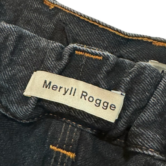 Meryll Rogge Straight Leg Jeans with Removable Deconstructed Overlay - Picture 6 of 7
